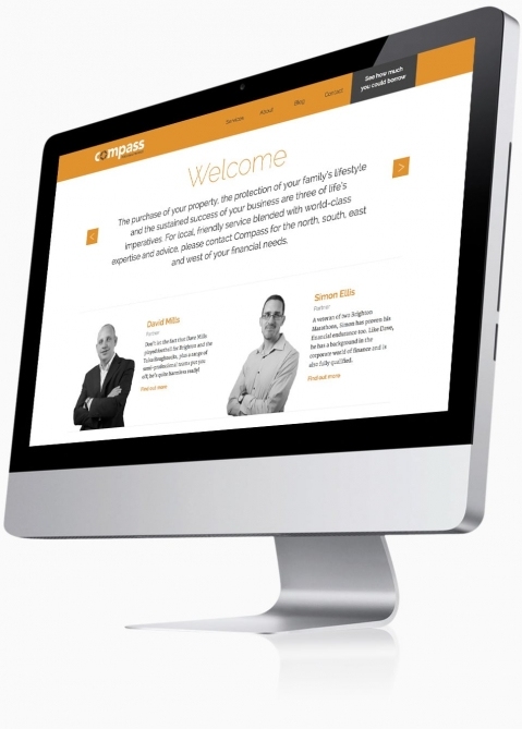 Compass Personal Finance (Southampton) - Website Design (Home)