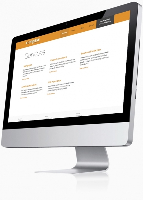 Compass Personal Finance (Southampton) - Website Design (Services)