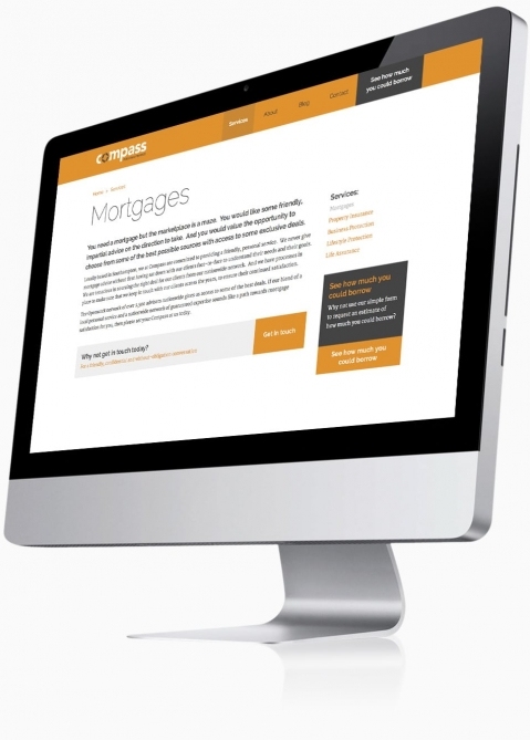 Compass Personal Finance (Southampton) - Website Design (Service Detail)