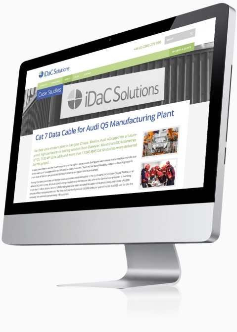 IDAC Solutions (Chandlers Ford, Southampton) - Website Design (Case Study)