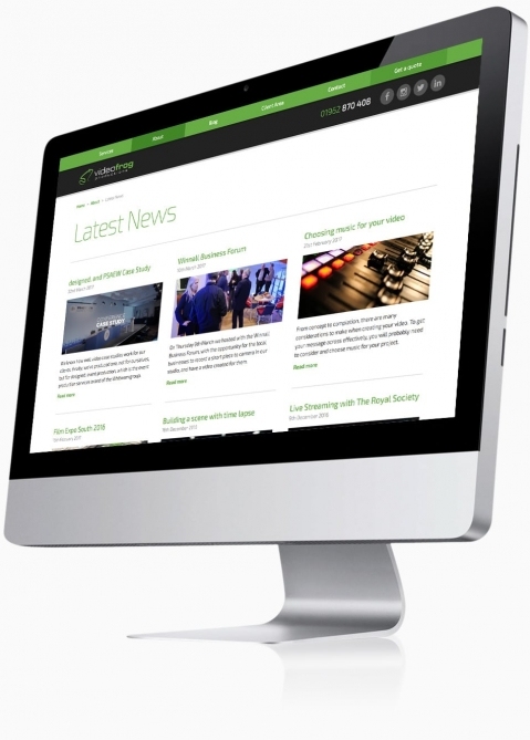Videofrog Marketing (Winchester) - Website Design (Latest News)