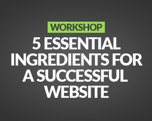 Workshop: 5 Essential Ingredients for a Successful Website