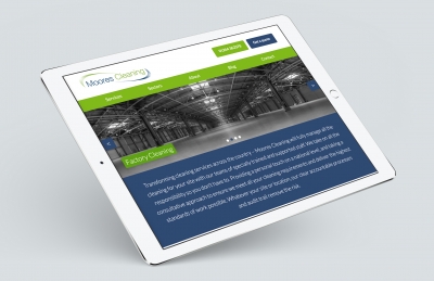 Moores Cleaning (Andover), Website Design