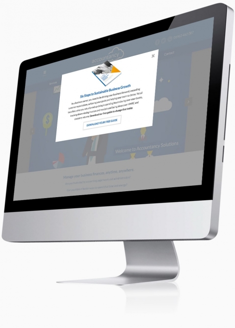 Accountancy Solutions (Winchester) - Website Design (Lead Magnet Pop-up)