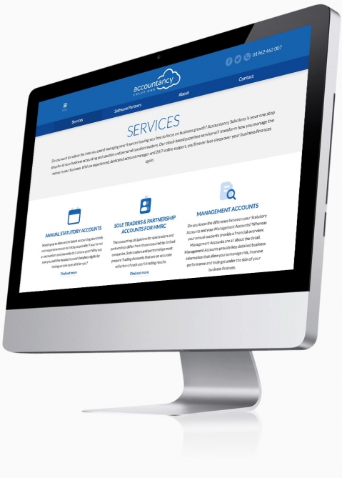 Accountancy Solutions (Winchester) - Website Design (Services)