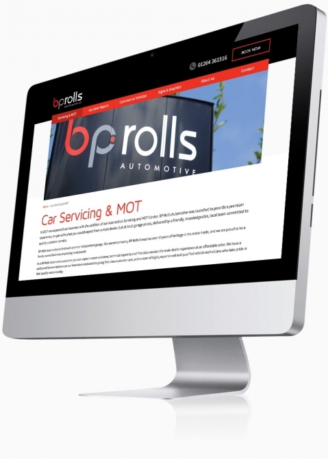 BP Rolls (Andover) - Automotive Website Design (Servicing & MOT)
