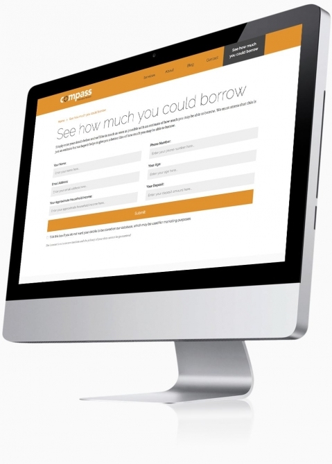 Compass Personal Finance (Southampton) - Website Design (Borrow Tool)