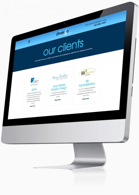 Diverso Accountants (Southampton) - Website Design (Clients)