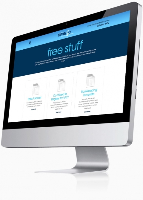 Diverso Accountants (Southampton) - Website Design (Free Stuff)