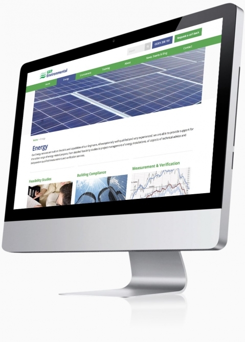 GEP Environmental (Winchester) - Website Design (Energy Services)