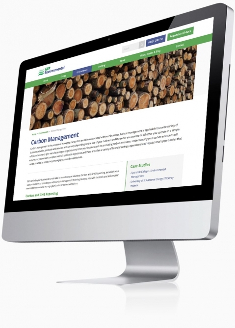 GEP Environmental (Winchester) - Website Design (Environmental Service Detail)