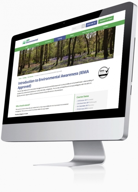 GEP Environmental (Winchester) - Website Design (Course Detail)