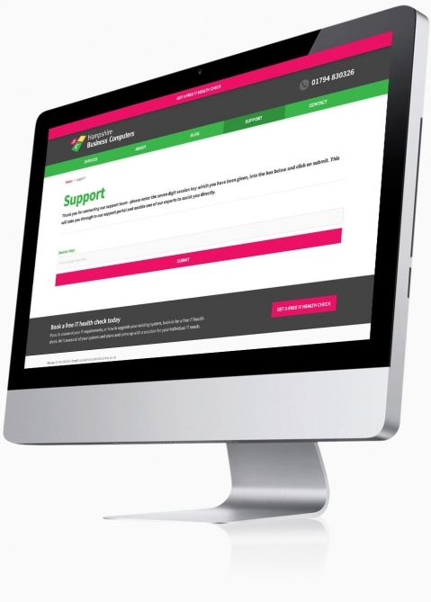 Hampshire Business Computers (Romsey) - Website Design (Support Portal)