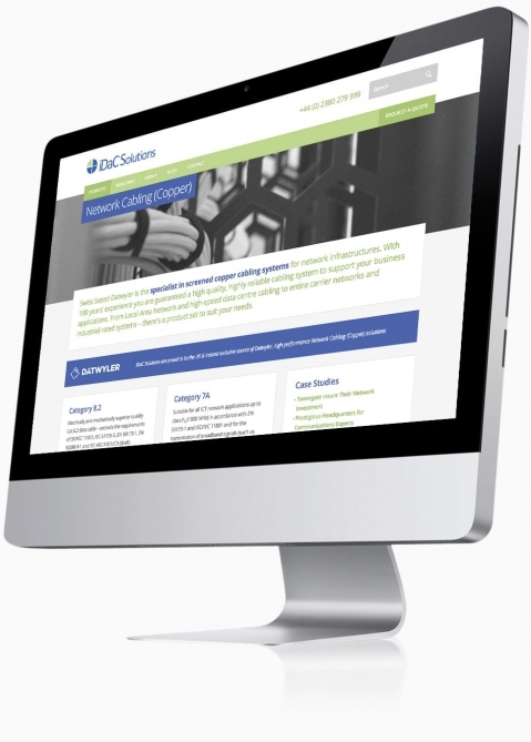 IDAC Solutions (Chandlers Ford, Southampton) - Website Design (Product Detail)