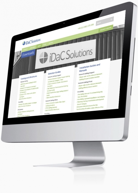 IDAC Solutions (Chandlers Ford, Southampton) - Website Design (Downloads)