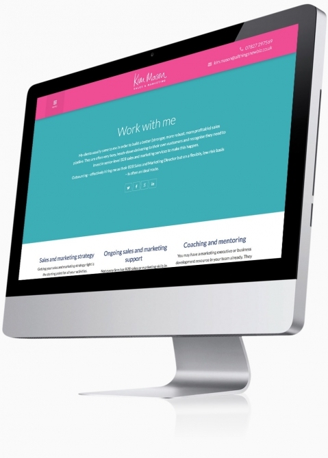 Kim Mason (Winchester) - Website Design (Services)