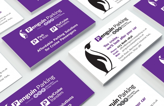 Penguin Parking (Southampton) - Business Card Design