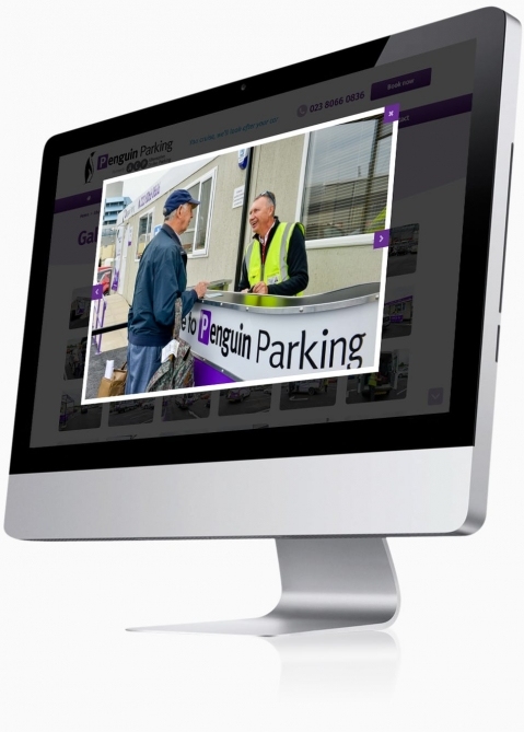 Penguin Cruise Parking (Southampton) - Website Design (Galley Image)