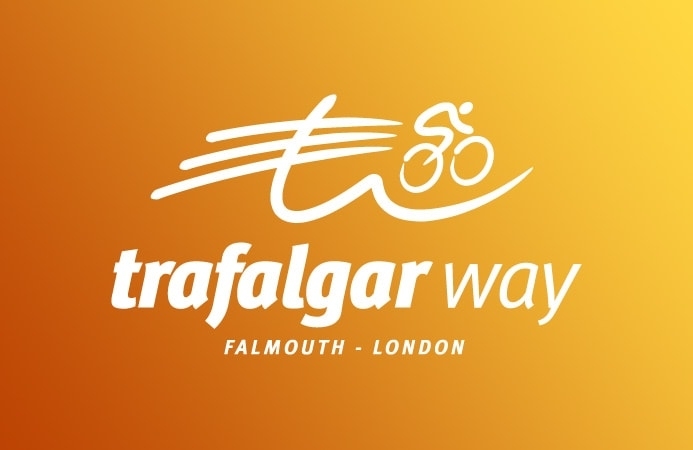 Trafalgar Way Logo Design (Negative)