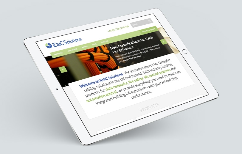 iDaC Solutions (Southampton, Website Design) / Evolve