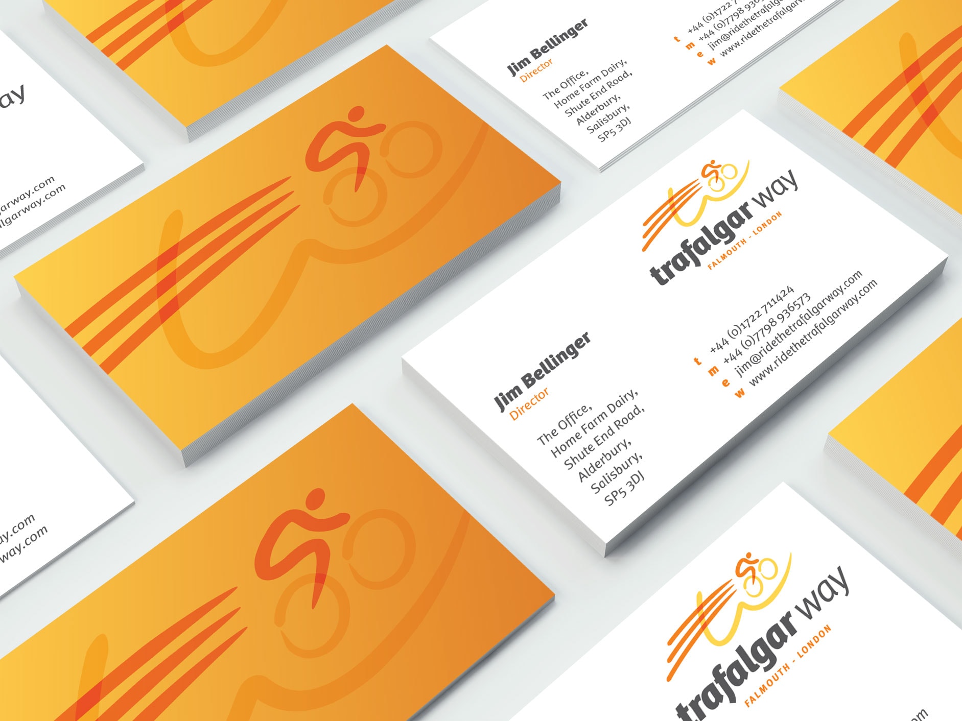 Ride the Trafalgar Way (Salisbury, Business Cards) / Evolve